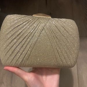 Evening sparkly clutch wedding accessory